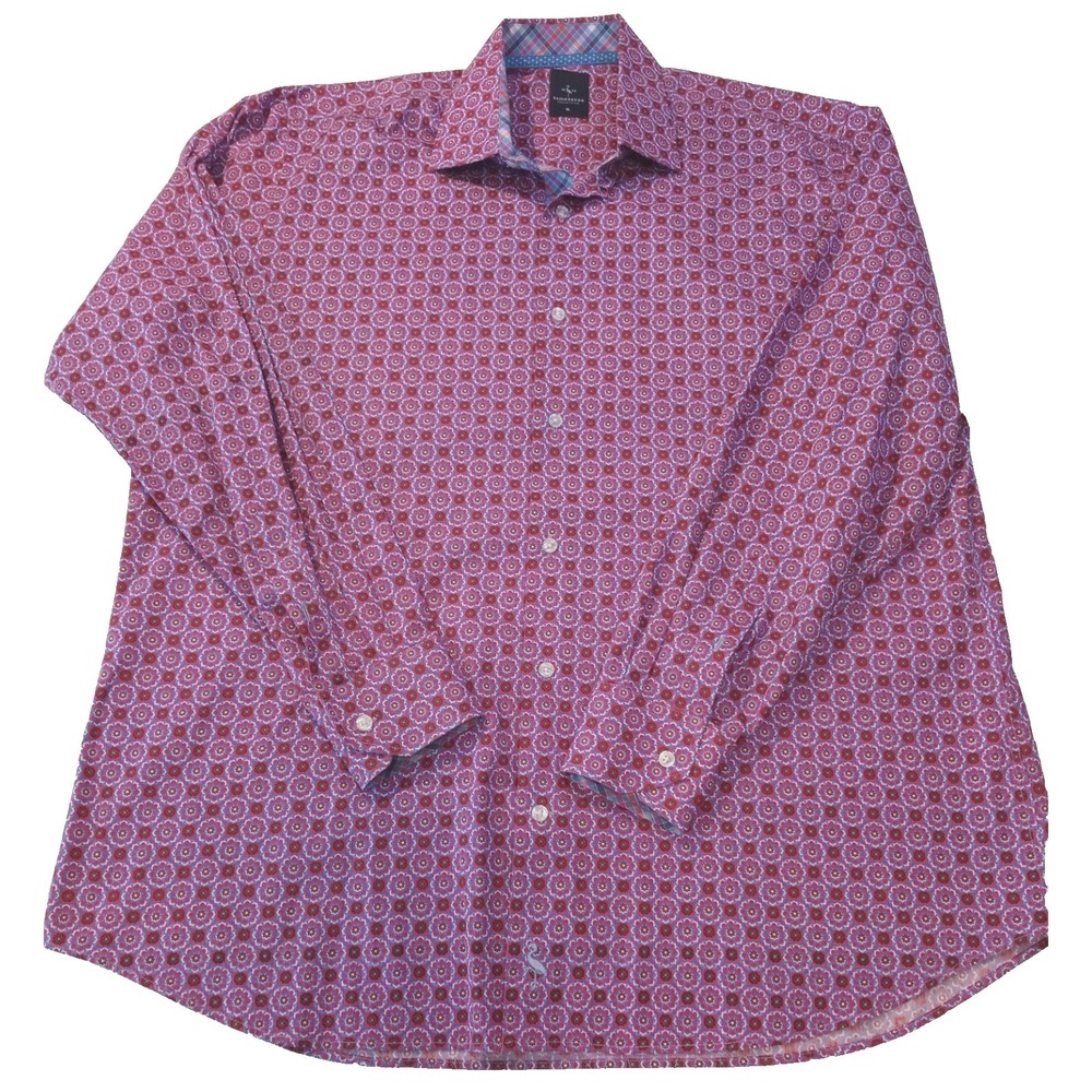 Men's Tailorbyrd Flip‎ Cuff Long Sleeve Button Down Shirt, XL